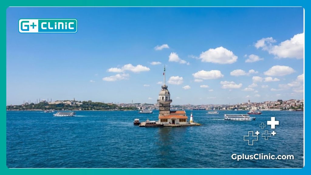 Vue magnifique du Bosphore à Istanbul destination pour le tourisme médical