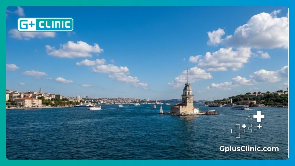 La Tour de Léandre sur le Bosphore symbolisant le voyage médical à Istanbul