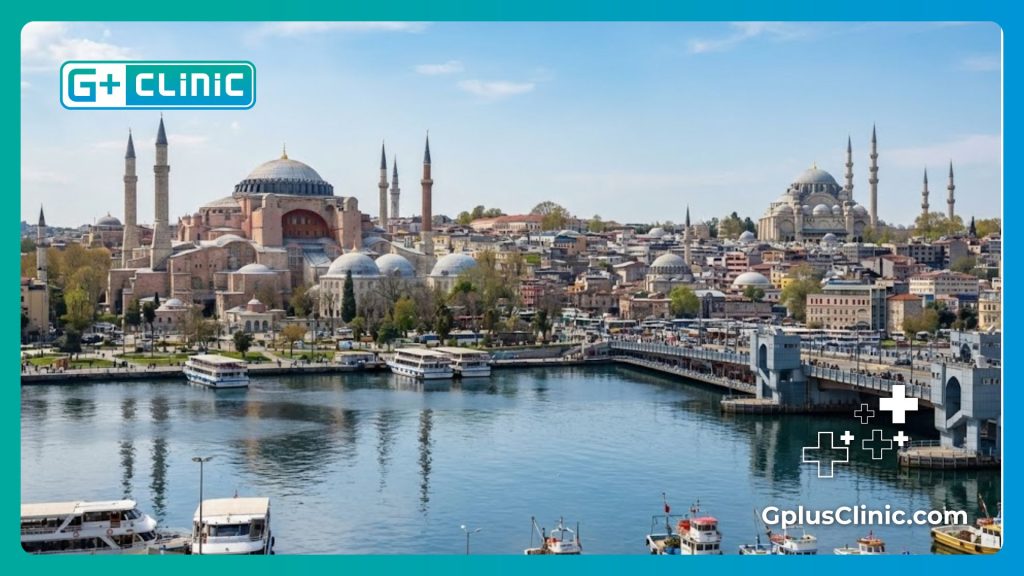 View of Istanbul skyline representing medical tourism destination