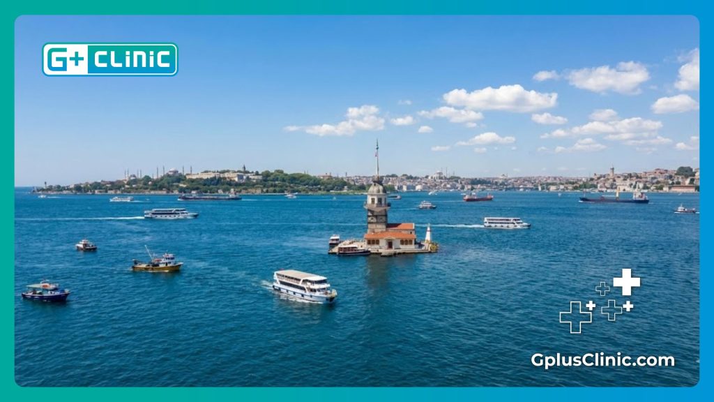 La Tour de Léandre sur le Bosphore symbolisant le voyage médical à Istanbul