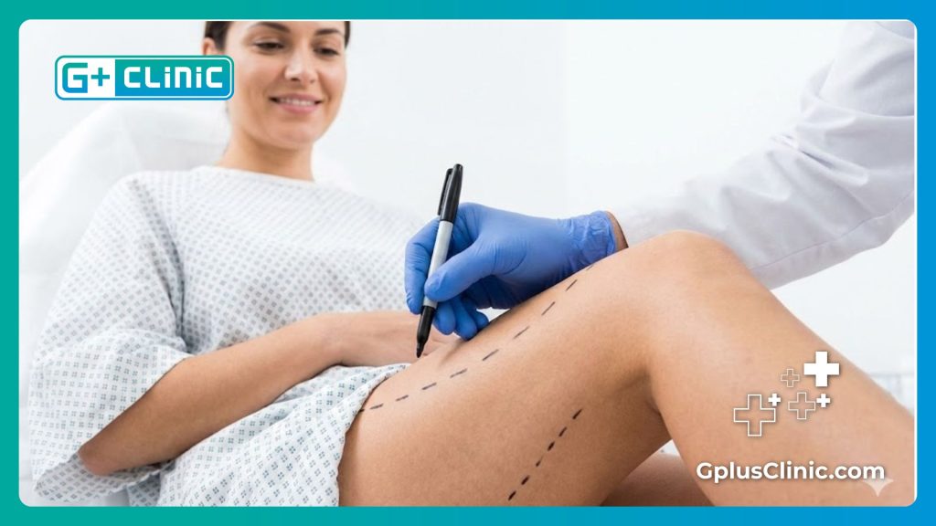 صورة تبرز النتائج المثالية والناجحة لعملية شفط دهون الأفخاذ.