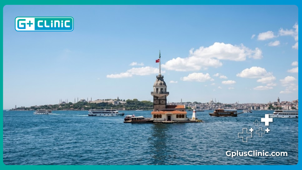 Le Bosphore à Istanbul, destination idéale pour votre chirurgie esthétique.