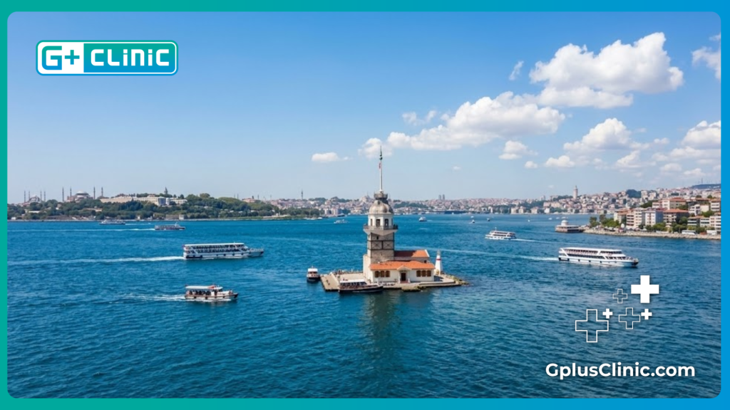 Le détroit du Bosphore à Istanbul offrant une vue magnifique