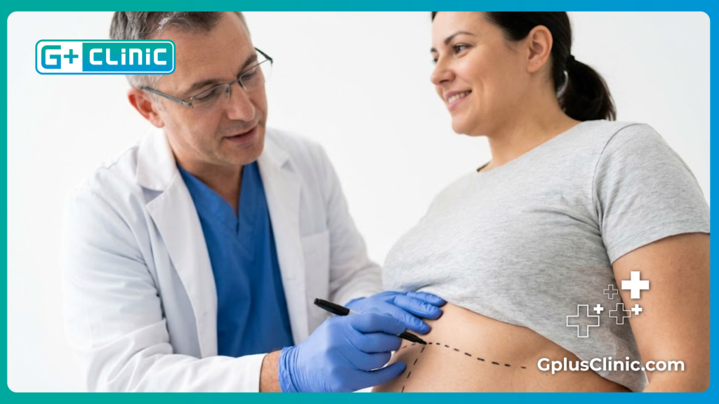 Идеальный и безупречный результат после бариатрической операции.