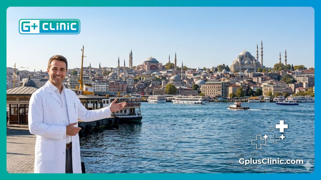 Chirurgien accueillant des patients à Istanbul