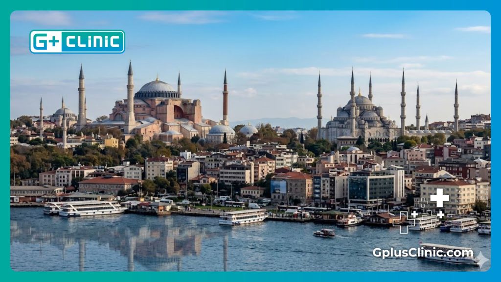 Beautiful view of Istanbul welcoming medical tourists