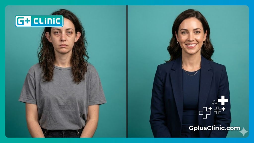 : مقارنة دقيقة وتصوير قبل وبعد لتجميل منطقة الأذن لنتائج طبيعية