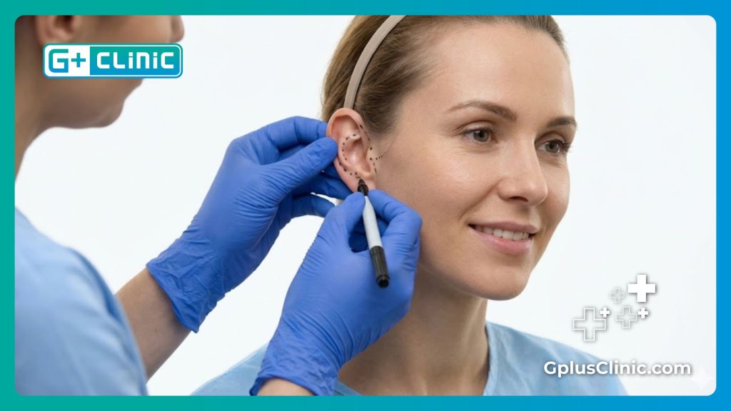 التركيز على دقة النتائج المثالية بعد إجراء جراحة تجميل الأذن