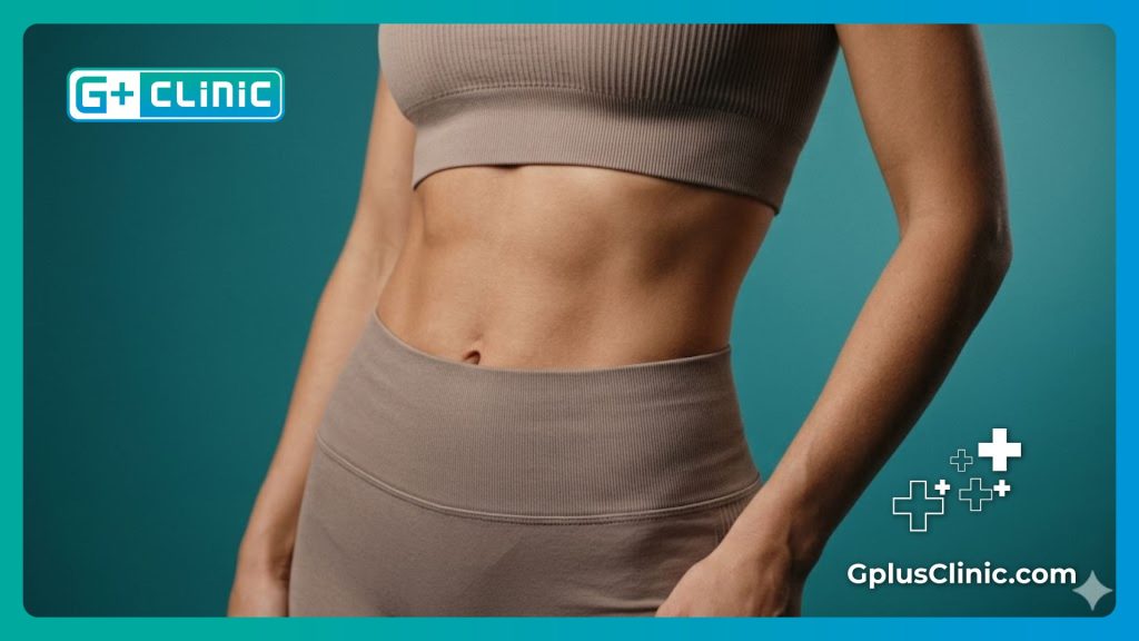 Résultat parfait après un remodelage corporel réussi