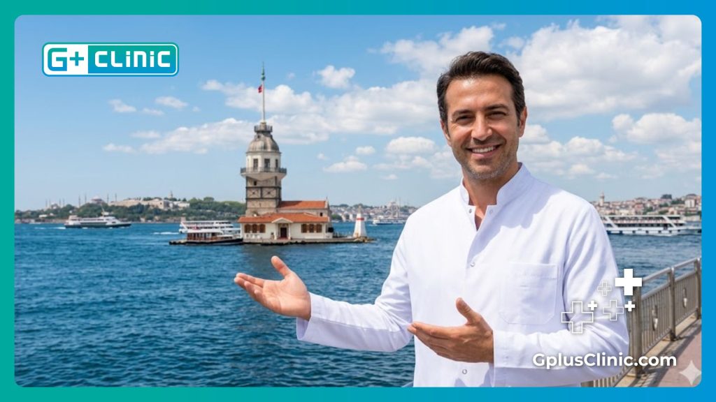 Médecin accueillant des patients à Istanbul pour leur chirurgie