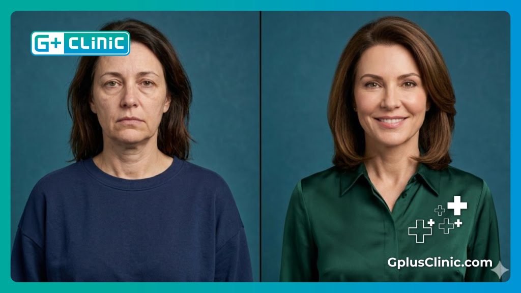 Детальное сканирование анатомии лица перед операцией.