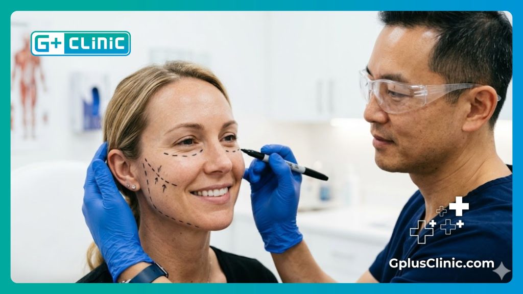 Идеальный результат после пластики лица.