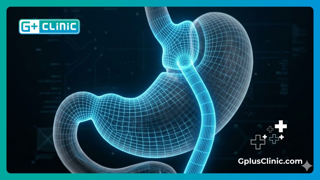 Escaneo digital de alta resolución de la anatomía del estómago para cirugía