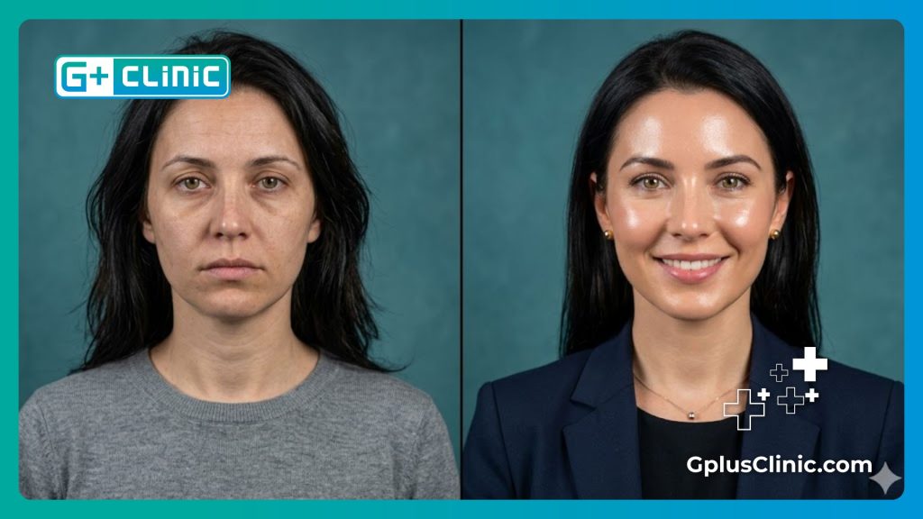 Analyse numérique et comparaison avant après de la peau