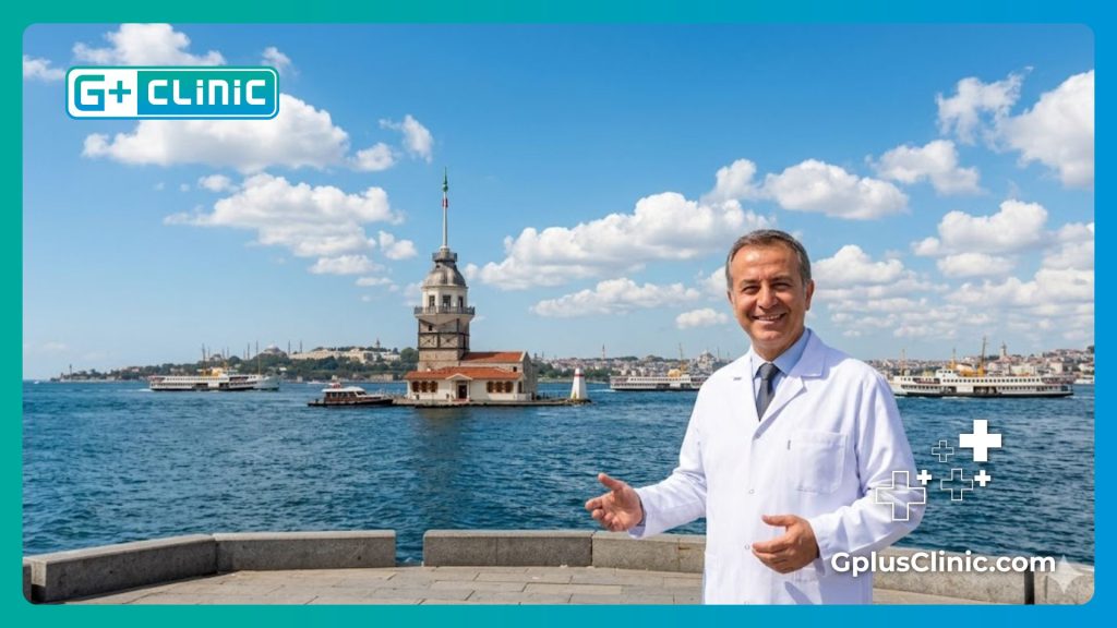 Professional eye surgeon welcoming patients to Istanbul Turkey