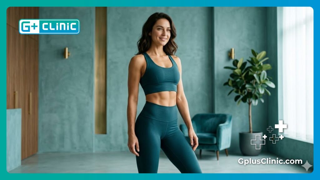 Flawless and successful cosmetic outcome of a body sculpting procedure