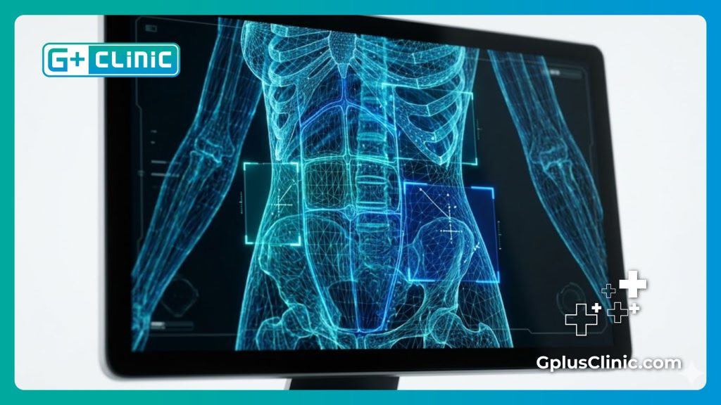 Escaneo digital 3D de alta tecnología enfocado en la precisión médica.