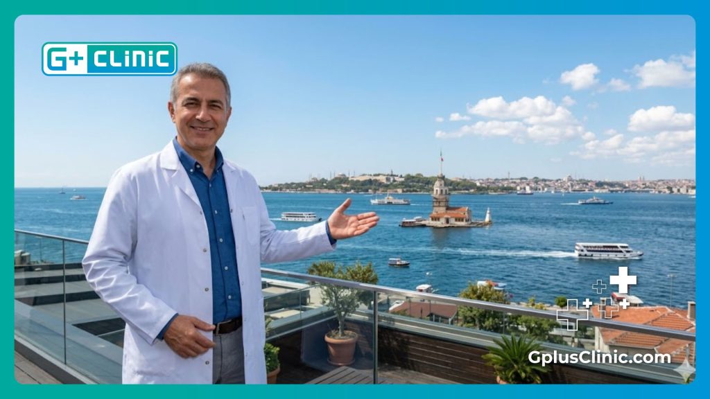 Cirujano dando la bienvenida al paciente en Estambul