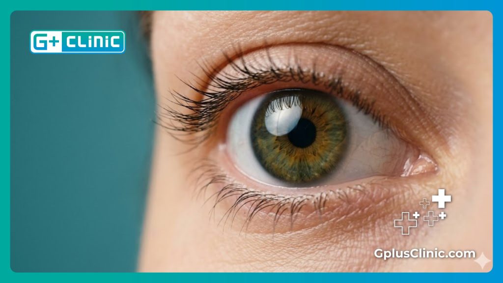 Ojo sano, brillante y con visión perfecta tras la intervención