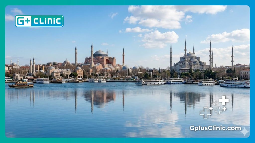 Friendly medical professional welcoming a patient to Istanbul Turkey