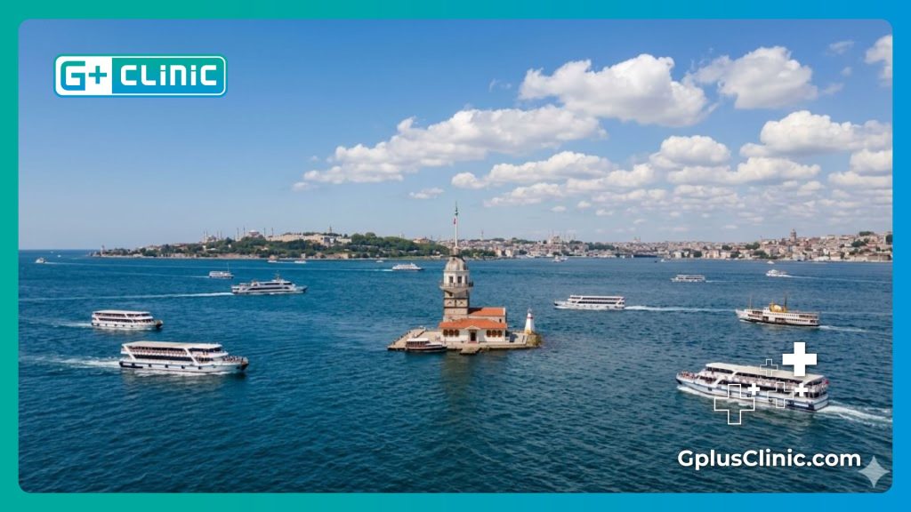 Vue imprenable sur le Bosphore à Istanbul, capitale du tourisme médical.