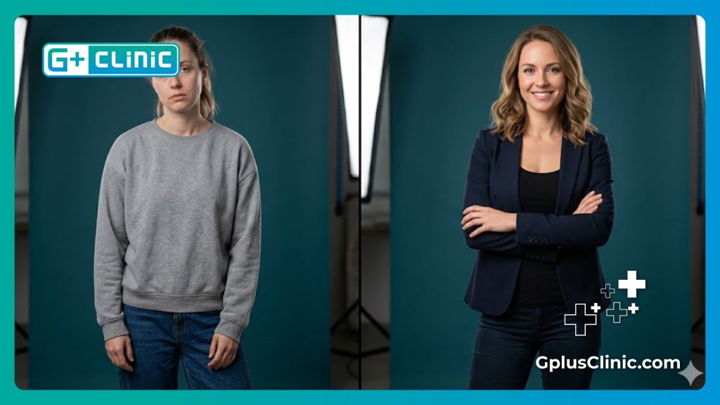 Split screen transformation showing the perfect digital planning result