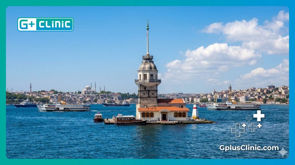Stunning view of the Bosphorus Strait welcoming patients to Istanbul