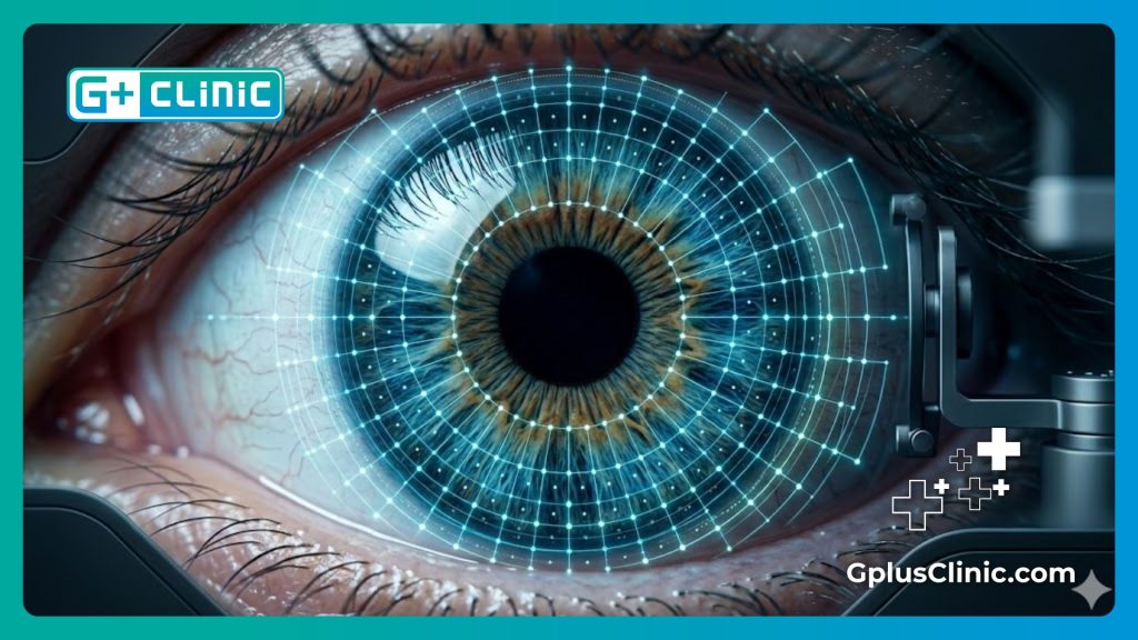 Modélisation numérique 3D de la cornée pour la technologie laser de l'œil.