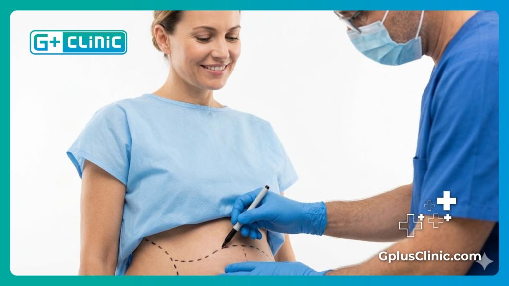 Piel firme y tonificada tras el tratamiento de tensado con láser.