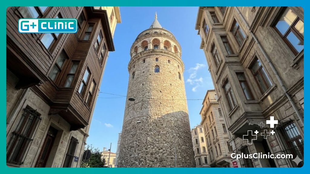 Doctor dando la bienvenida para tensado corporal en Estambul.