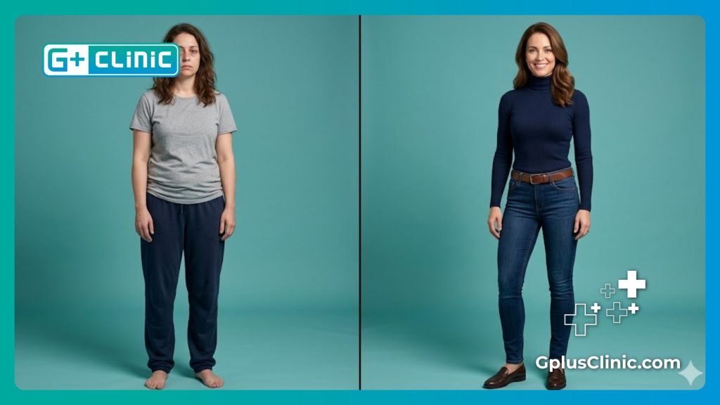 Цифровое сканирование области живота перед процедурой