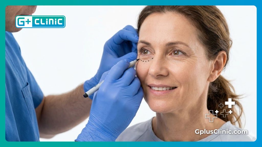 Patient showing perfect vision results after macular hole procedure.