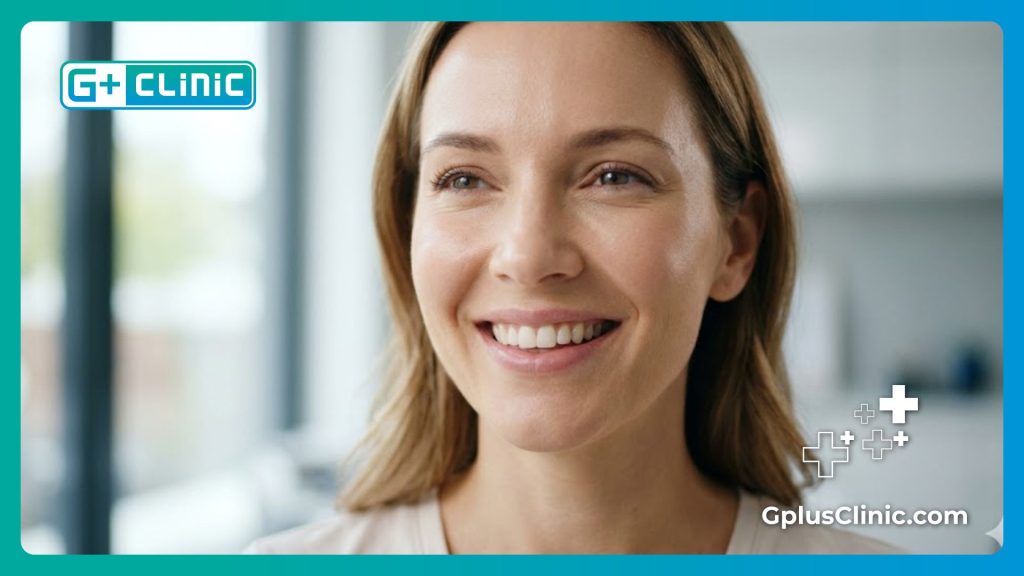 Résultat parfait et peau lisse après la procédure esthétique