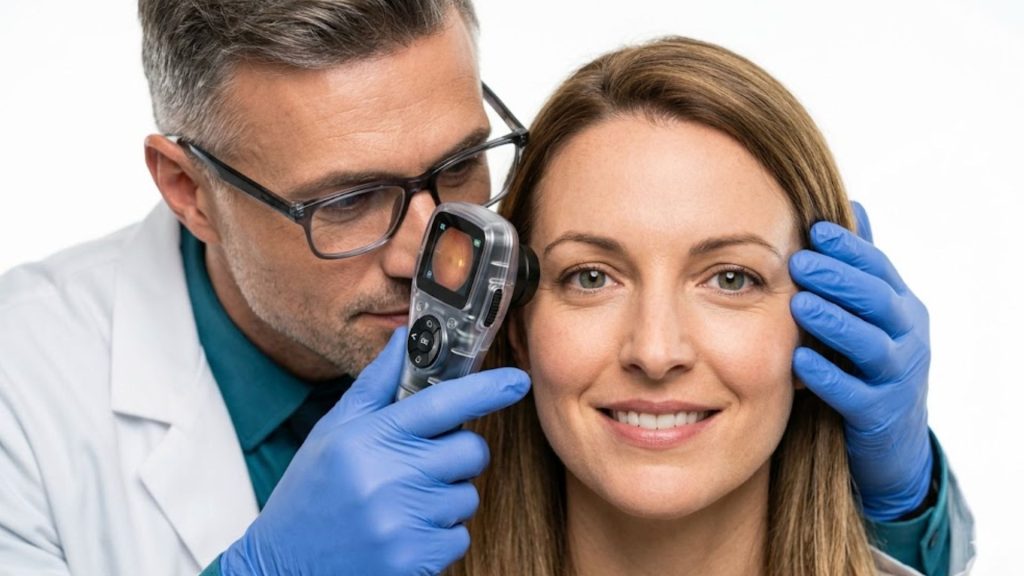 المريضة تتمتع برؤية مثالية وواضحة بعد نجاح العملية