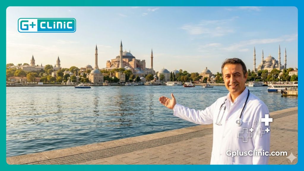 Friendly medical professional welcoming you to an iconic Istanbul destination
