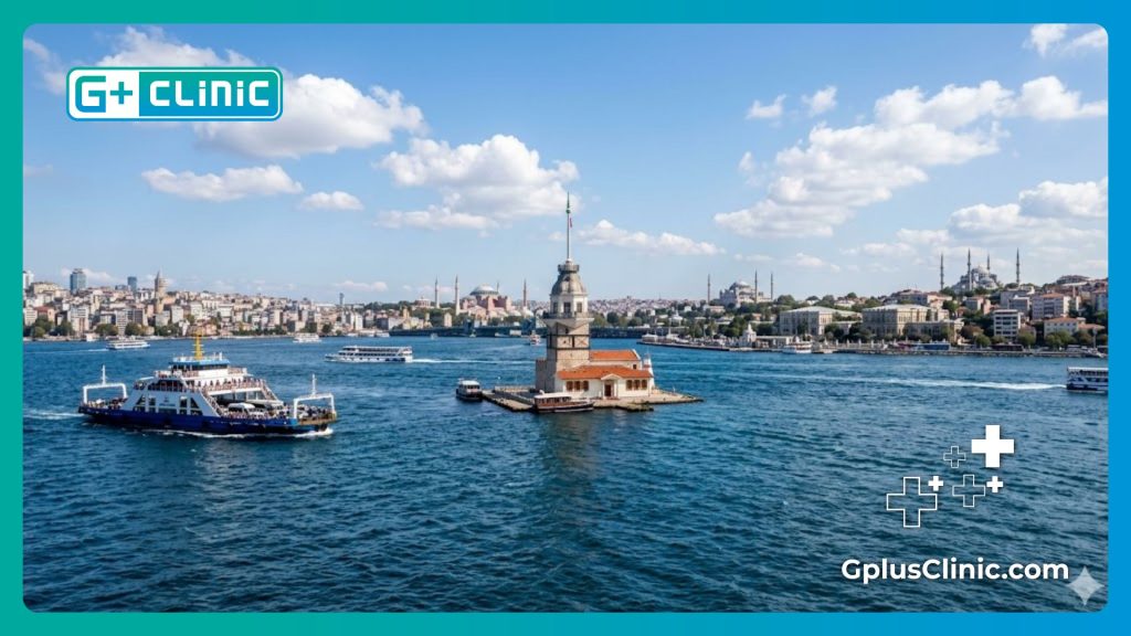 Friendly doctor welcoming patients to Istanbul for medical procedures