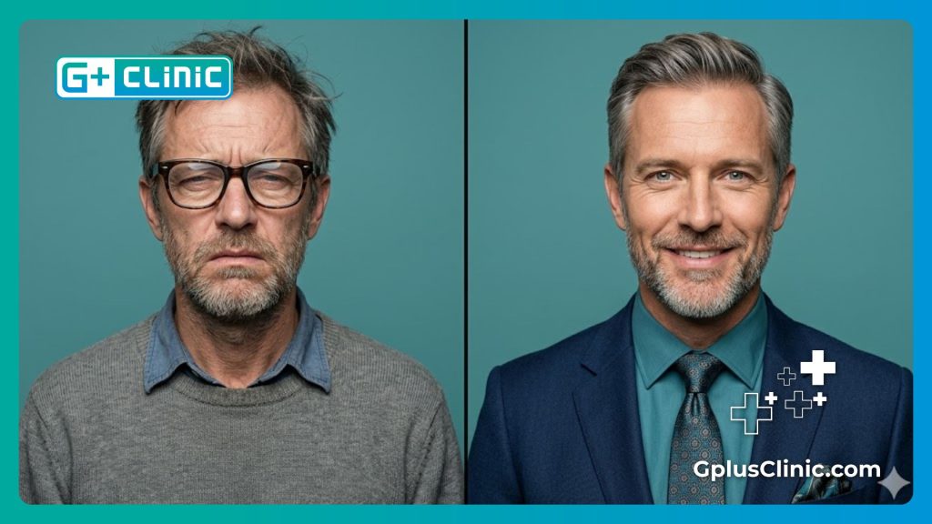 Детальное сравнение зрения до и после цифрового сканирования глаза