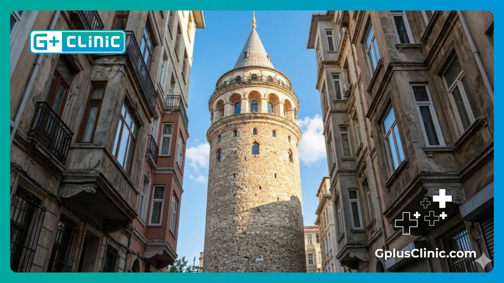 Hermosa vista diurna del estrecho del Bósforo en Estambul