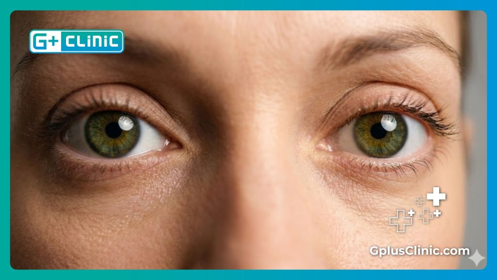 Идеальный результат лечения с симметричными и ровными глазами.