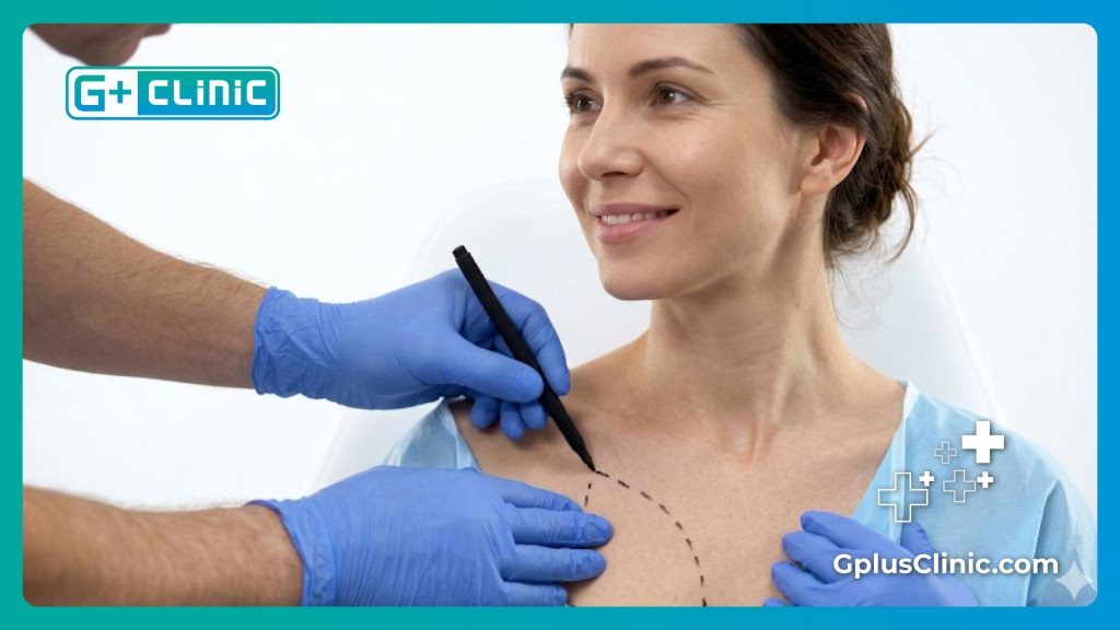 Flawless surgical outcome of the procedure emphasizing natural results