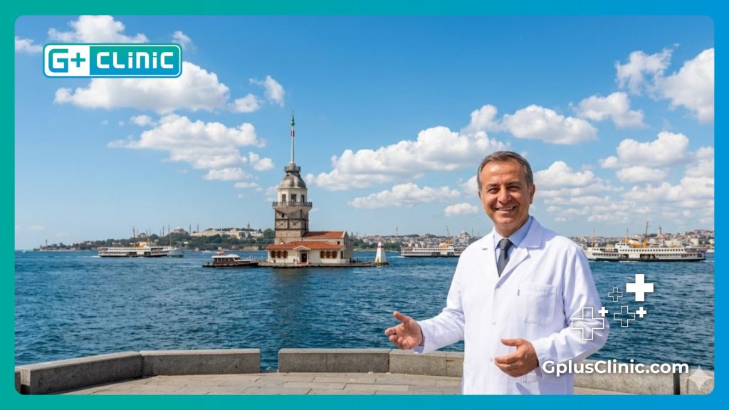 Прекрасный вид на пролив Босфор в Стамбуле, популярном направлении для медицинского туризма.