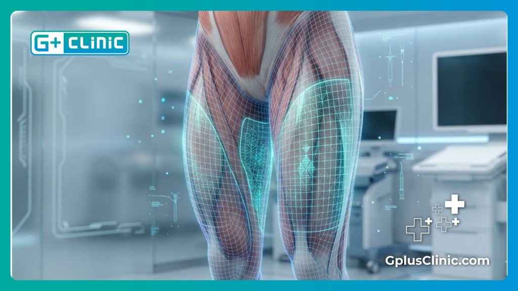 فحص رقمي متطور لتشريح منطقة الفخذين