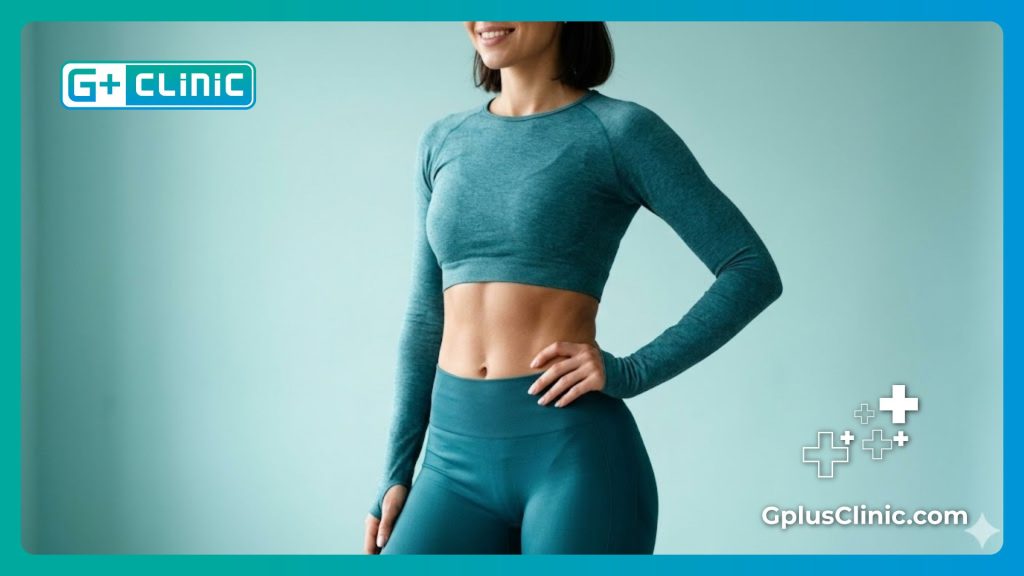 Resultados perfectos demostrando una cintura esculpida y delgada