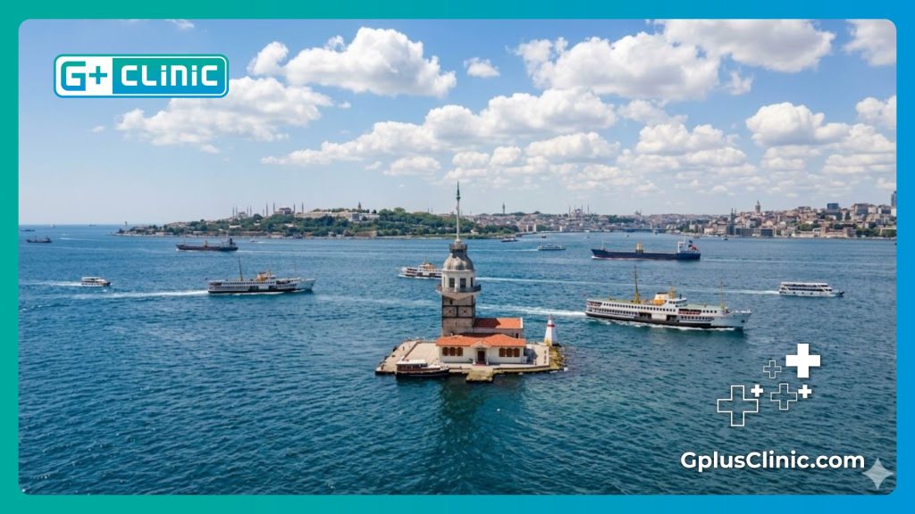 El hermoso estrecho del Bósforo en Estambul, el destino perfecto para el turismo médico.