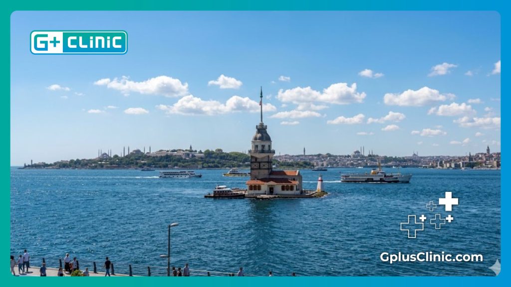 Beautiful Bosphorus view in Istanbul for medical tourists