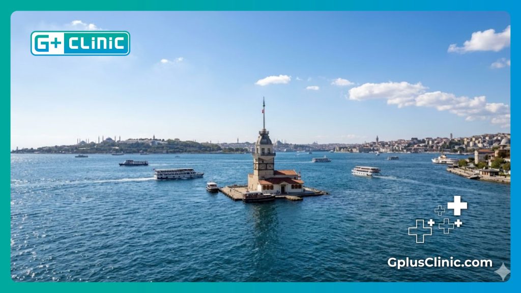 Vue du détroit du Bosphore à Istanbul pour le tourisme médical