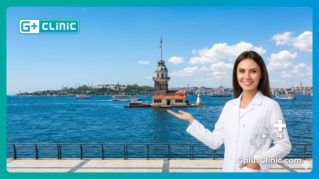 Friendly doctor welcoming patient to Istanbul
