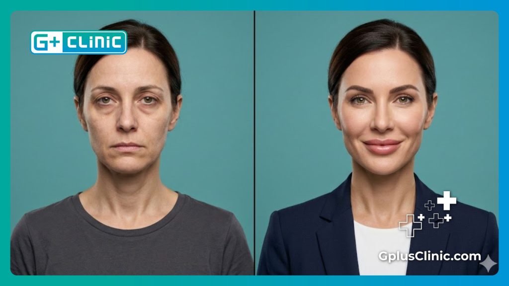 Analyse numérique détaillée des zones d'injection du visage