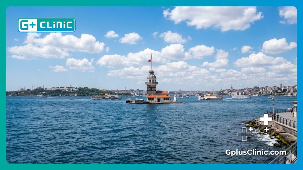 Médico dando la bienvenida a Estambul para turismo médico