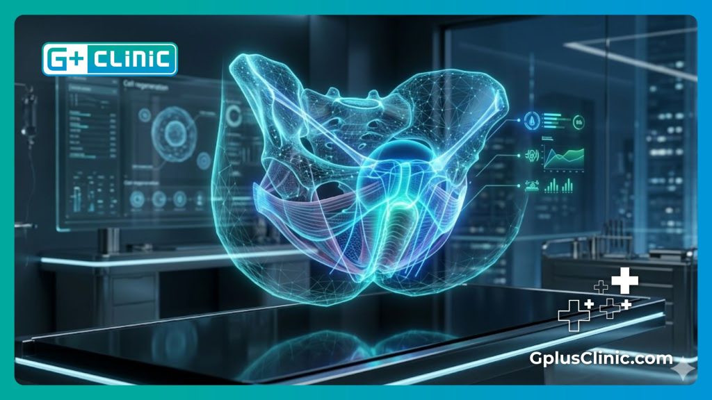 Visualisation numérique de haute technologie des muscles pelviens